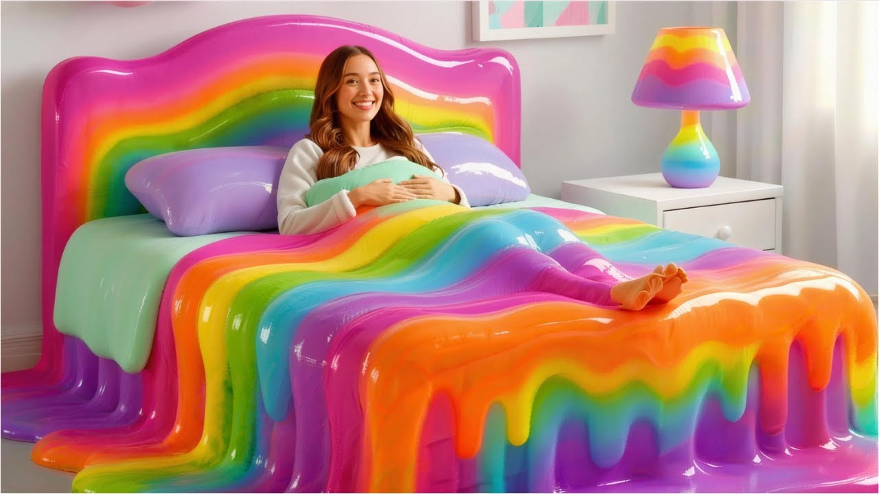 Which Crazy Dream Bed Would You Choose? 🍥💫 Mind-Melting AI ASMR