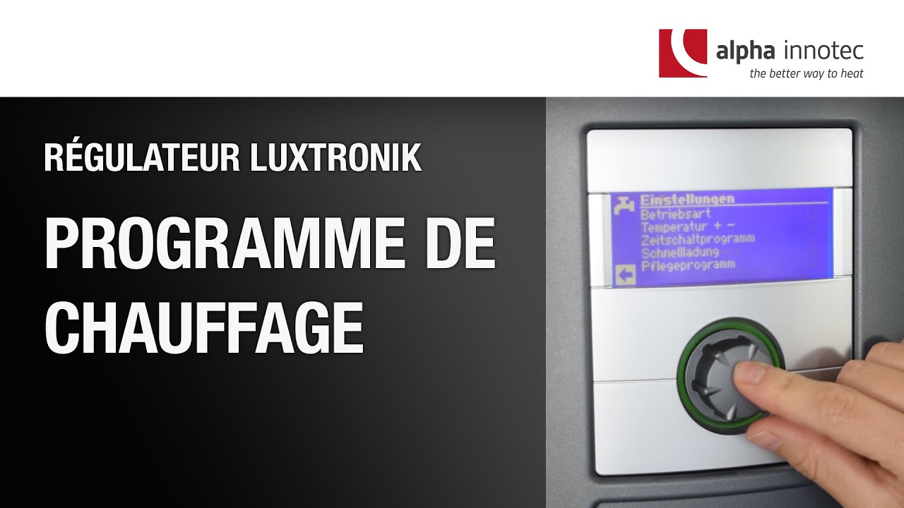 Régulateur Luxtronik - Démarrer le programme de chauffage