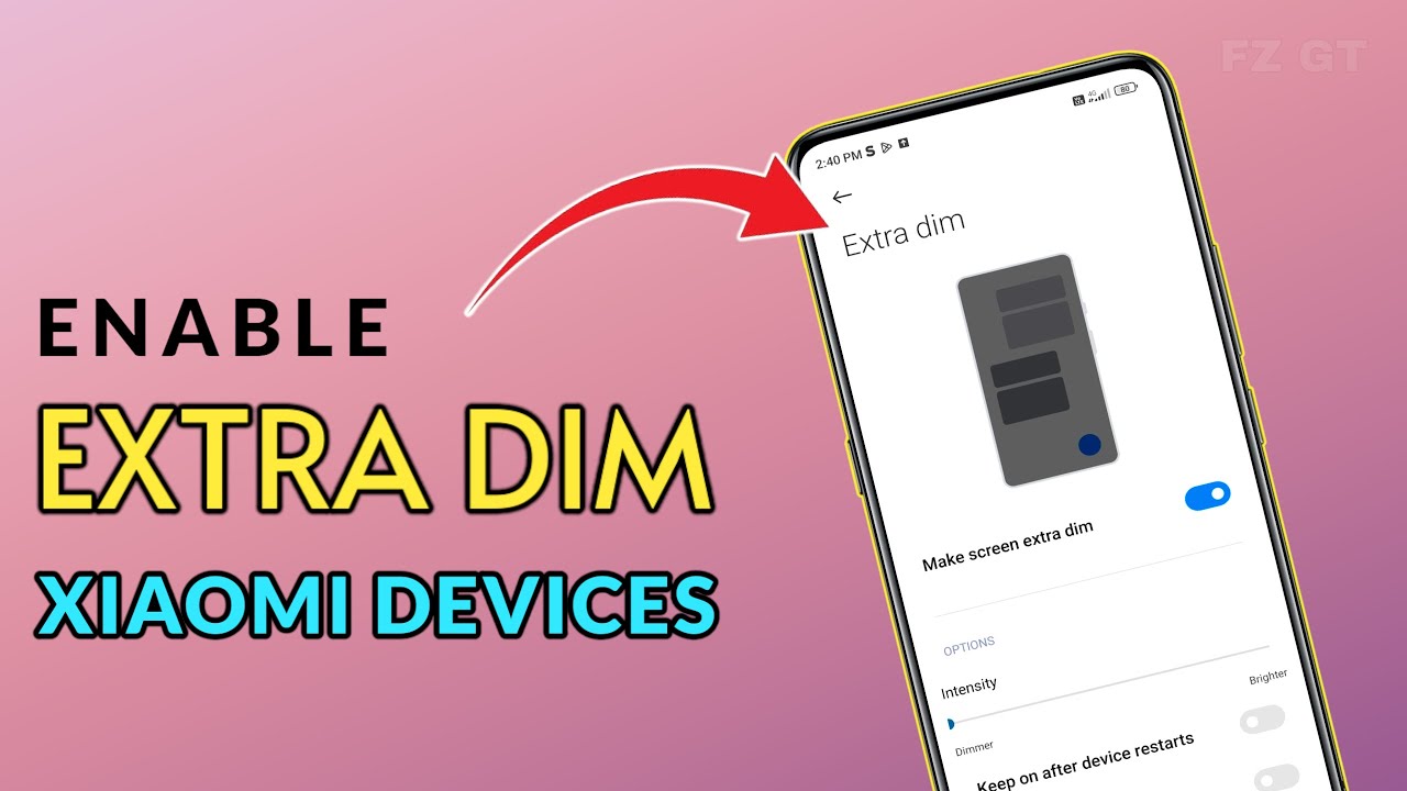 Enable now 👉 Extra Dim feature on any xiaomi device | miui hidden features