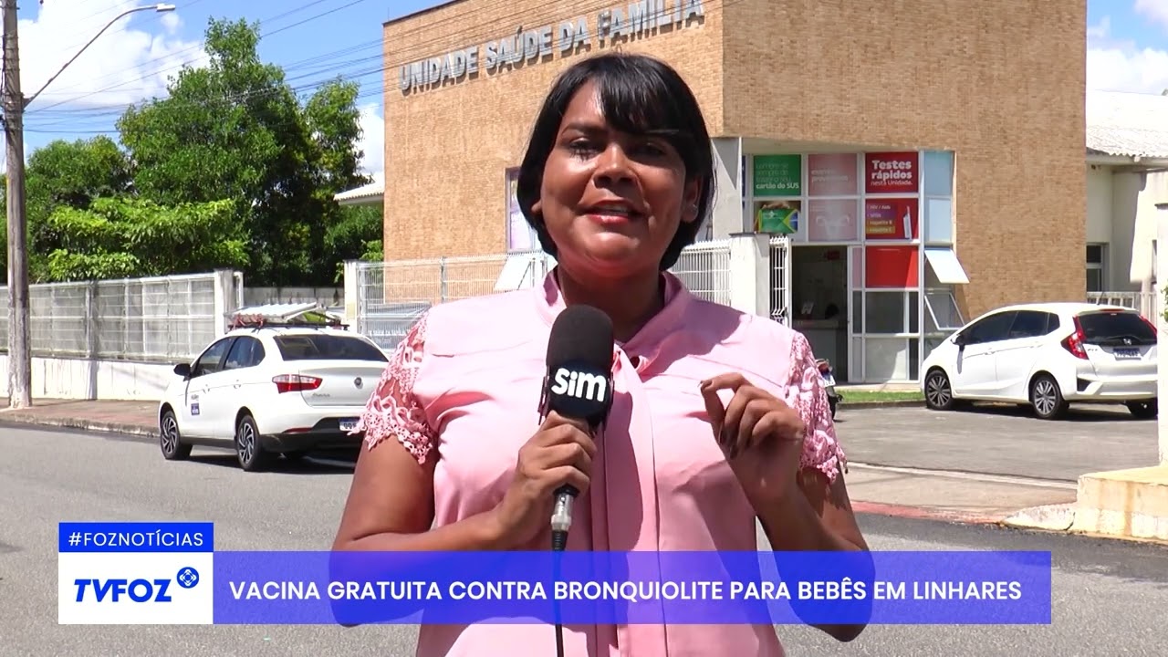 Vacina gratuita contra bronquiolite para bebês em Linhares