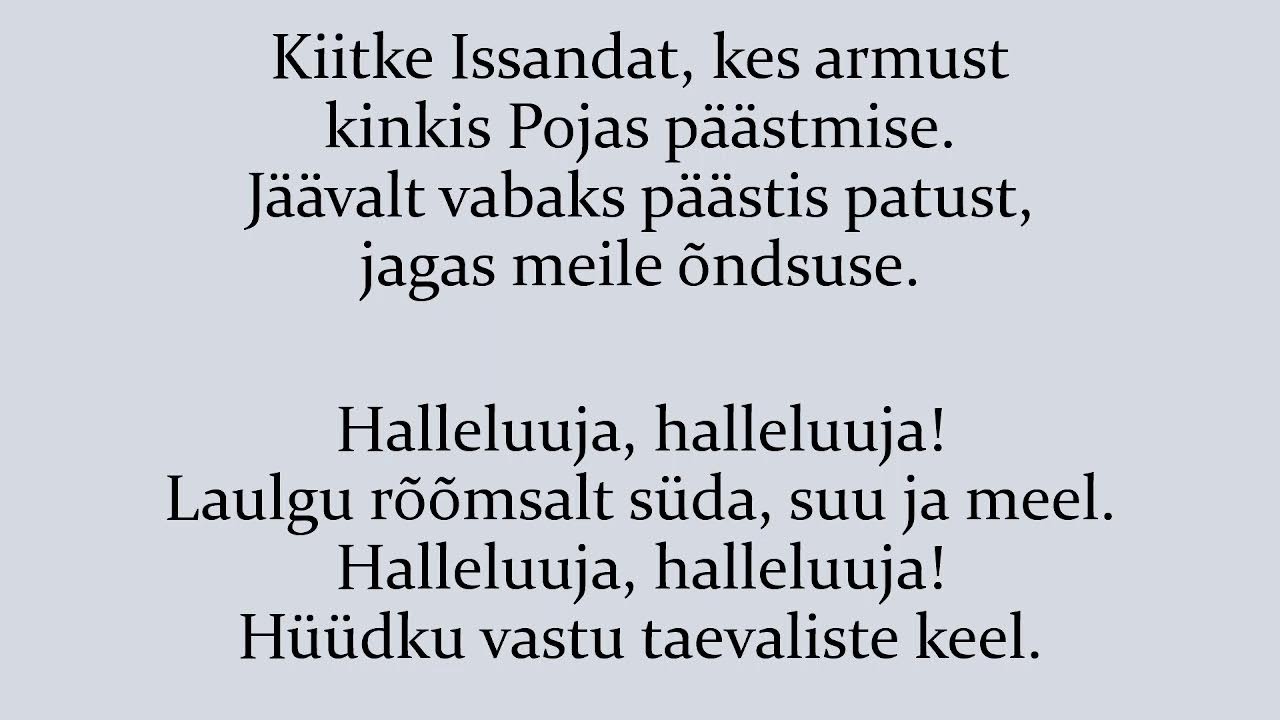 Pühapäevane teenistus    8.2.2026