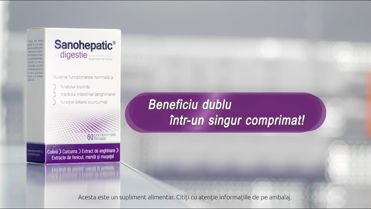 Sanohepatic Digestie Ads