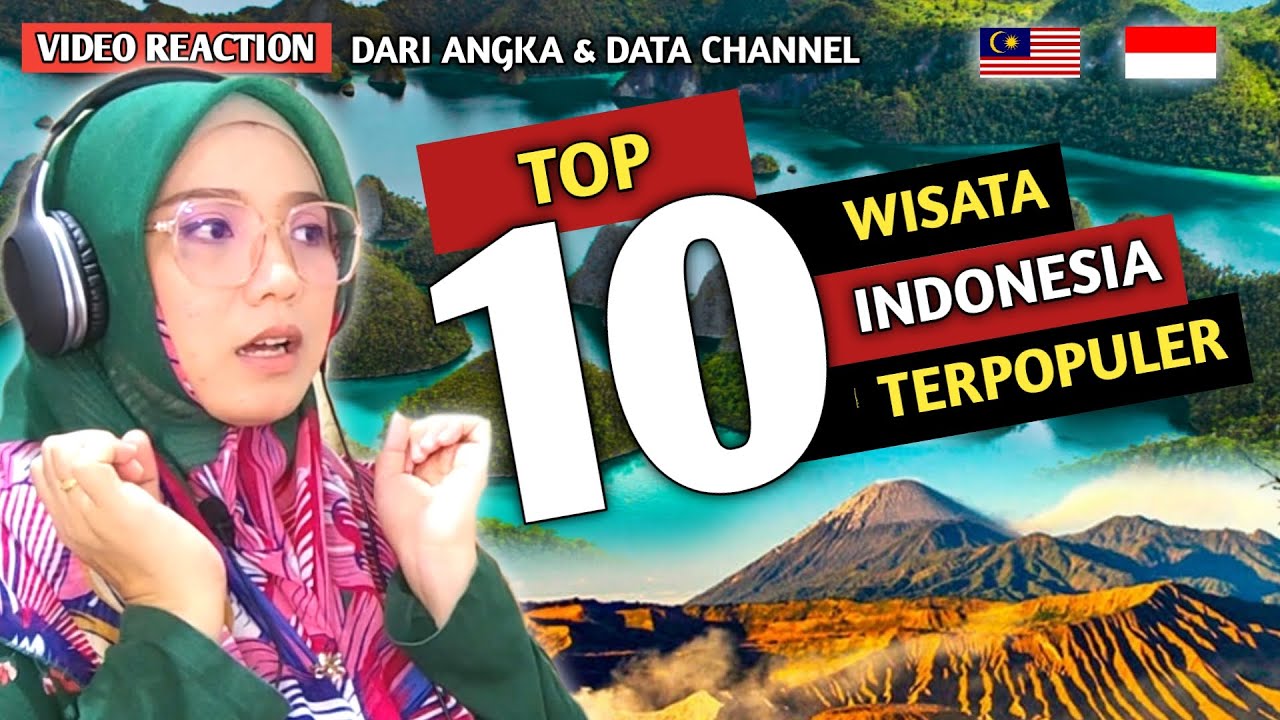 🇲🇨 REACTION TOP 10 WISATA INDONESIA TERPOPULER! | Mula Menabung Untuk Trip ke Wisata Ini Semua!