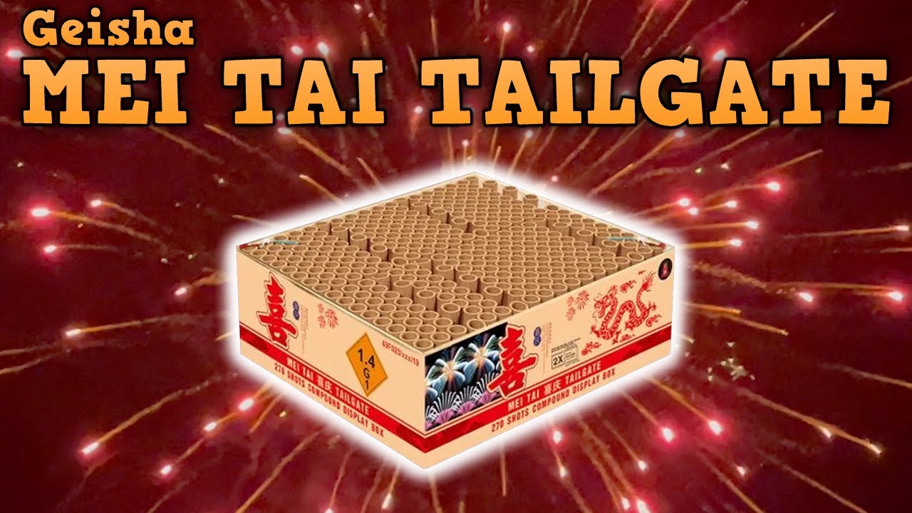 GEISHA MEI TAI TAILGATE | Verbundfeuerwerk [4K]