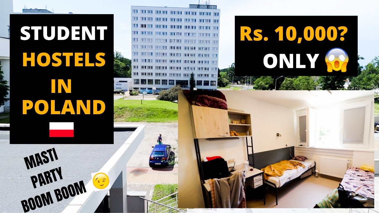 STUDENT HOSTELS IN POLAND| UNIVERSITY DORM LIFE| RENT &FACILITIES| DORM TOUR| Study in Poland 🇵🇱