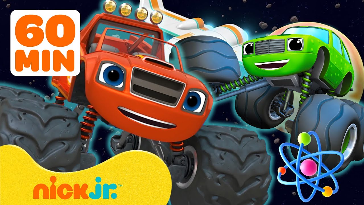 Научные Идеи Блейза Спасают День на 60 Минут! 🔬 Blaze and the Monster Machines | Nick Jr.