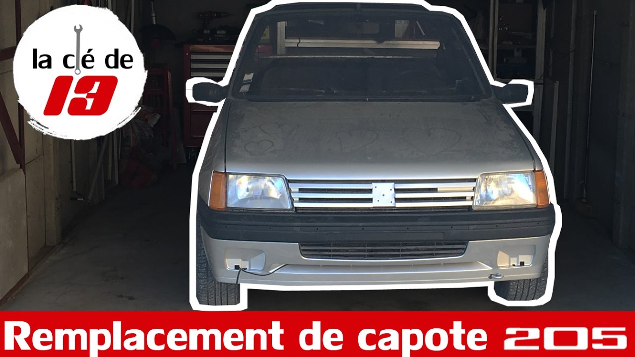 REMPLACEMENT DE CAPOTE 205 3/4