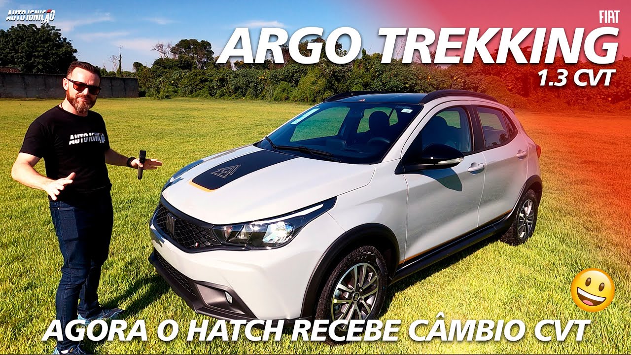 FIAT ARGO TREKKING 2023 COM CÂMBIO CVT - Agora o Hatch Ficou Top!