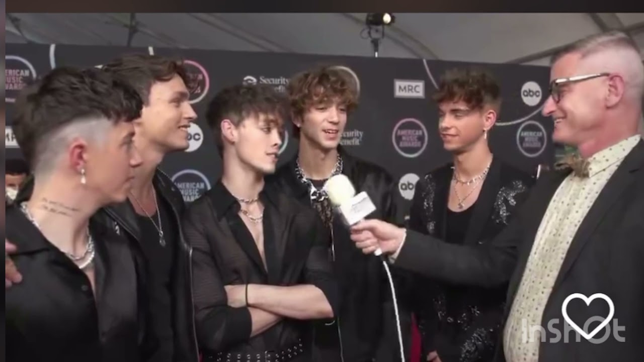 Why Don’t We interview at AMA Red Carpet