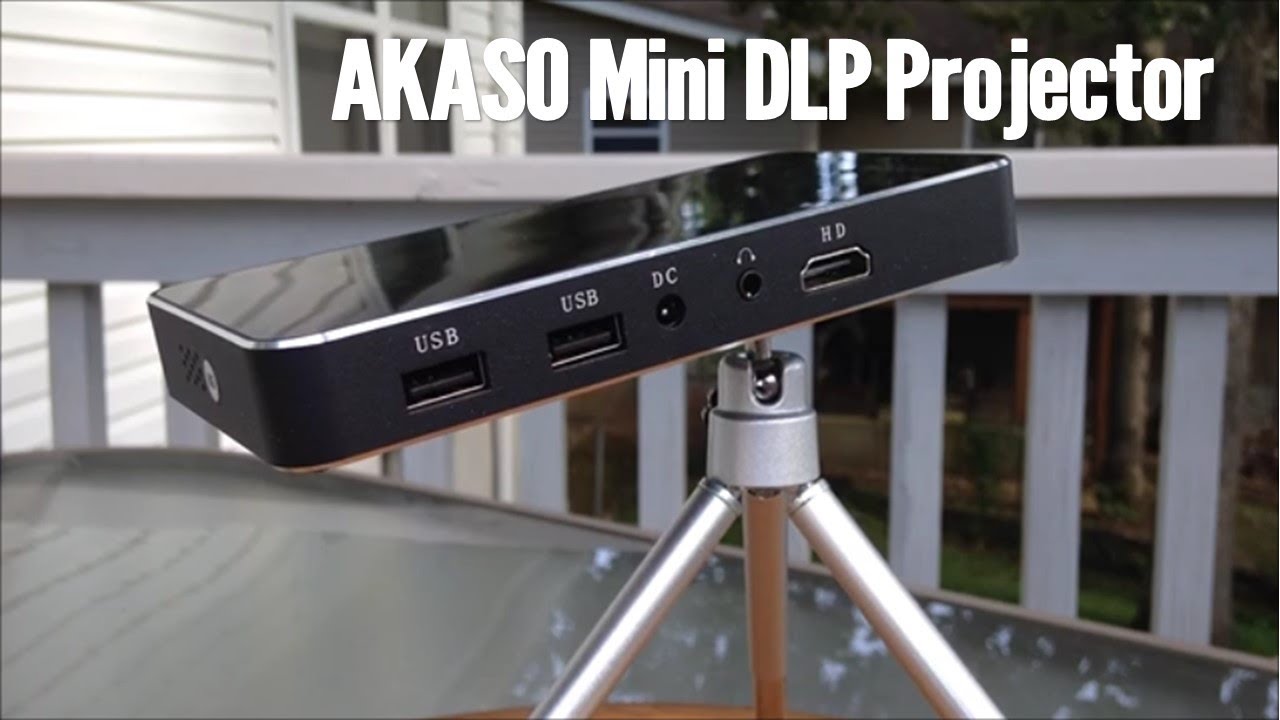 Портативный светодиодный DLP-мини-проектор AKASO WT50 на Android