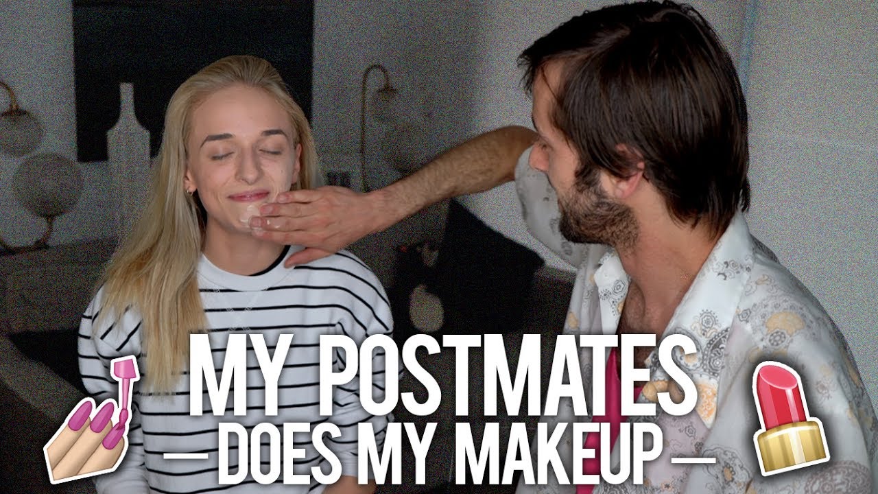 MY POSTMATES DOES MY MAKEUP