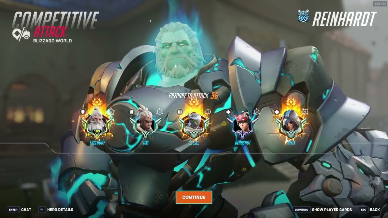 LHCloudy ВСЕ ЕЩЕ #1 Райнхардт...OVERWATCH 2 СЕЗОН 19