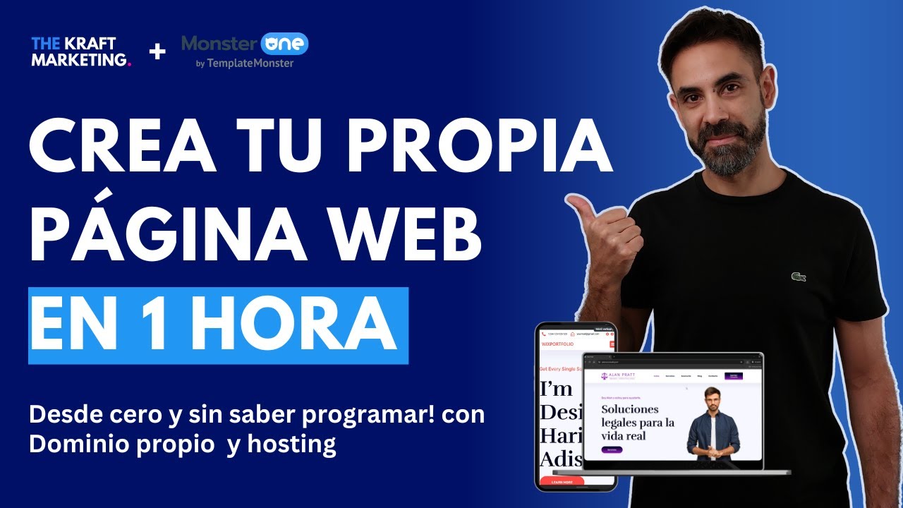Cómo hacer una pagina web desde cero con Agenda en 1 Hora | Tutorial para Principiantes 2026