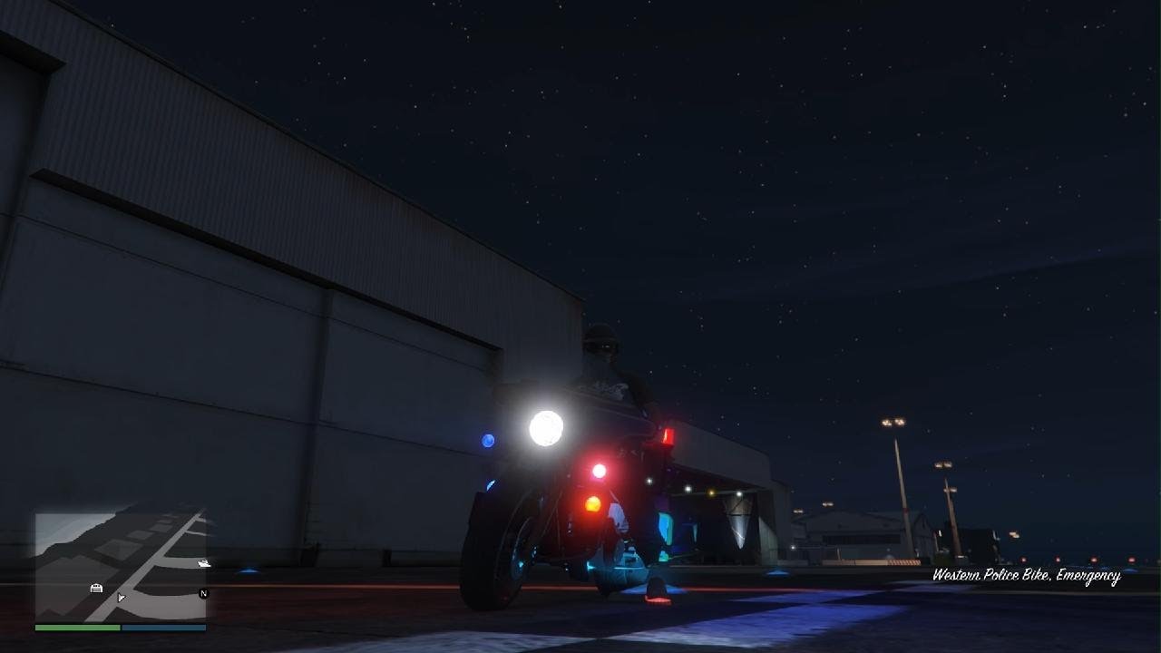 GTA but I showcase my police bike