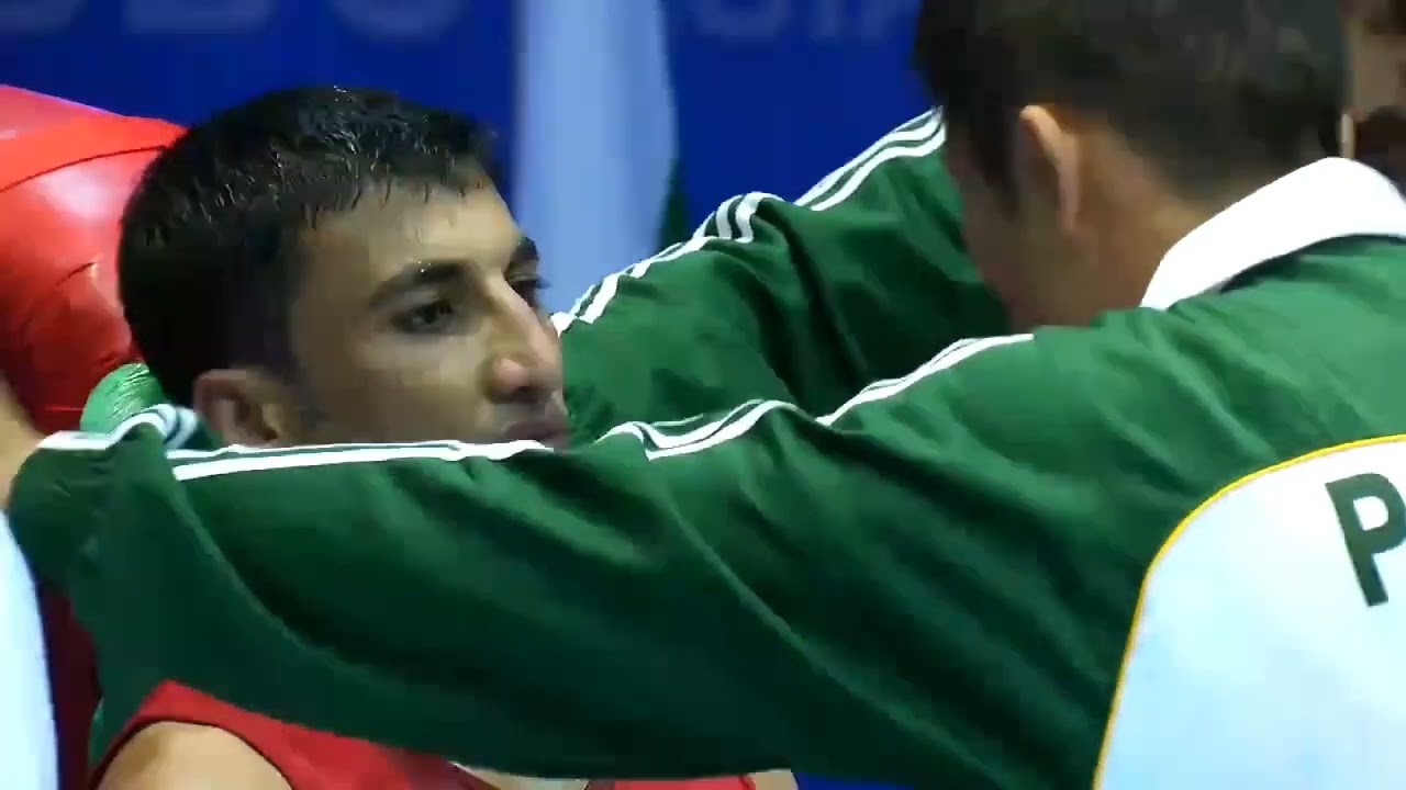 asbc asian Boxing championship 2015 at Bangkok......my it's international fight pak vs SL blue 81kg
