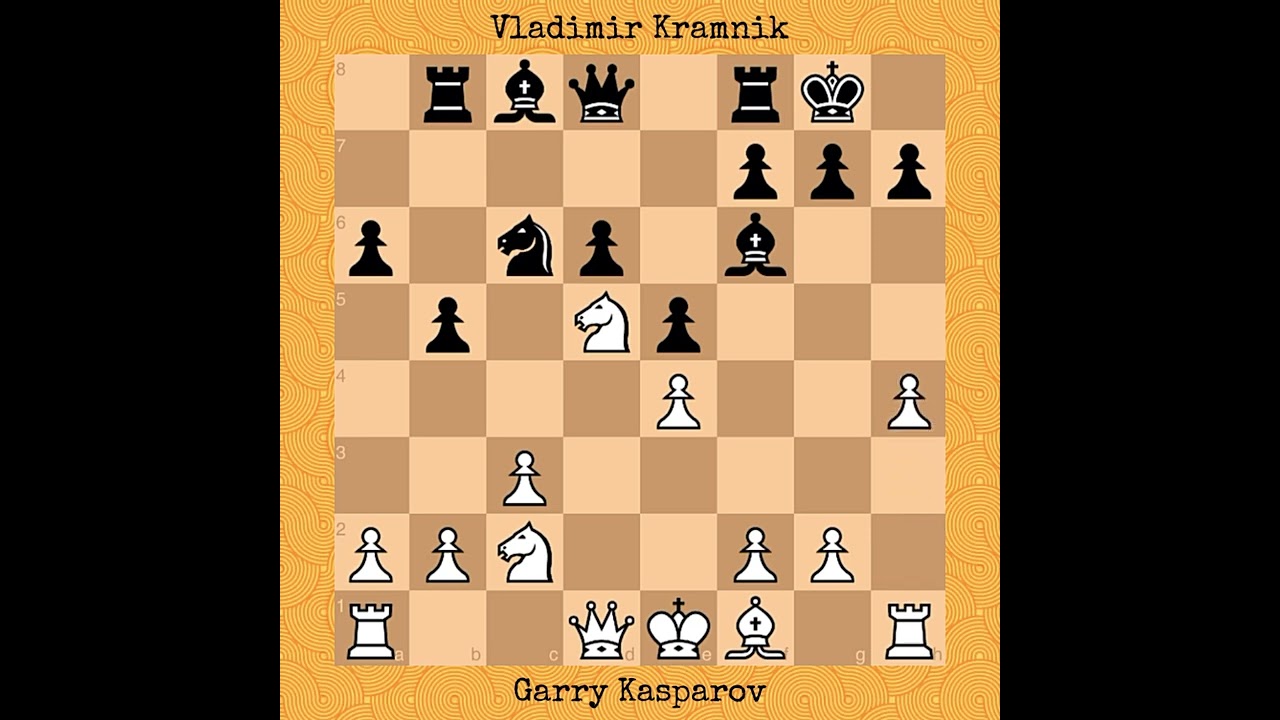 Garry Kasparov vs Vladimir Kramnik | Novgorod, 1994 #chess