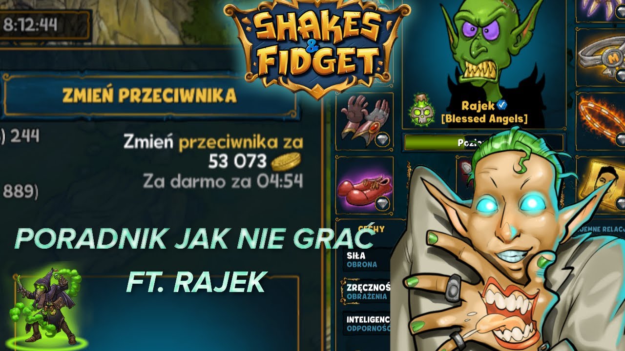 🔥 SHAKES & FIDGET🔥 PORADNIK JAK NIE GRAC FT. RAJEK