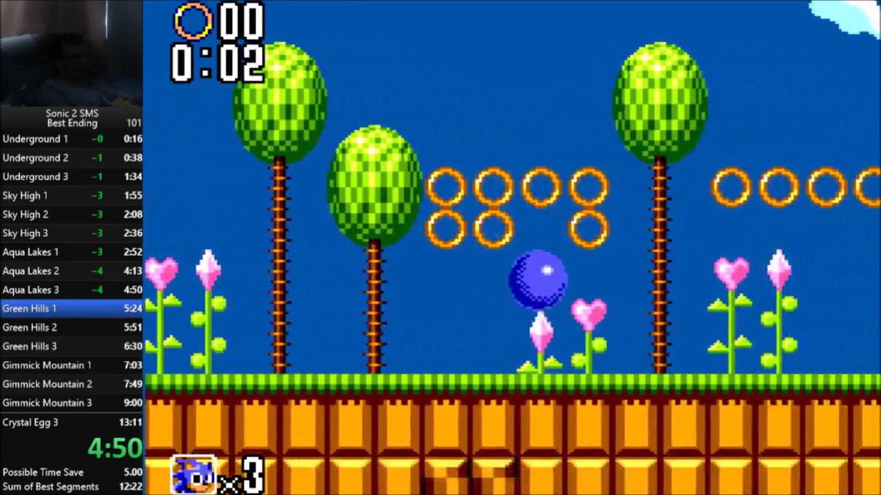 Sonic 2 SMS: Лучшая концовка (без глюков) — скоростное прохождение за 