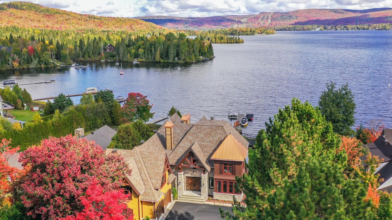 Majestueuse propriété à vendre au 45 ch  Charbonneau, St Donat