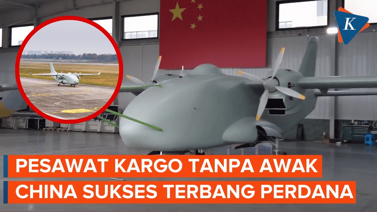 Canggih! Pesawat Kargo Tanpa Awak China Sukses Terbang Perdana