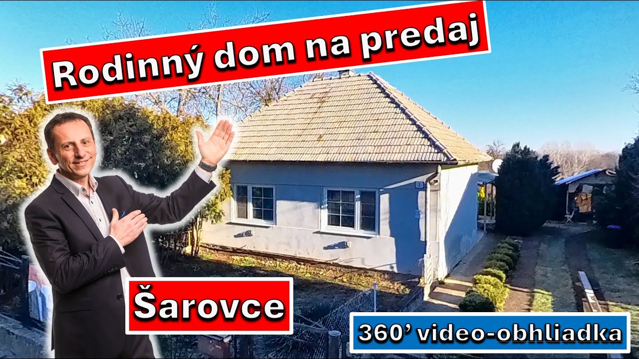 Rodinný dom na predaj Šarovce _ video-obhliadka