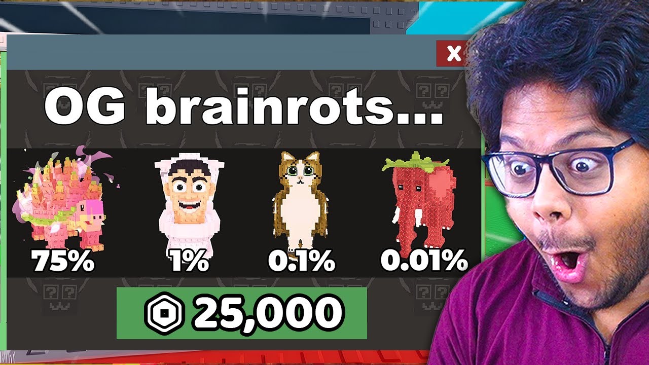 Starting Over, But Lucky Blocks Have OG Brainrots 🔥