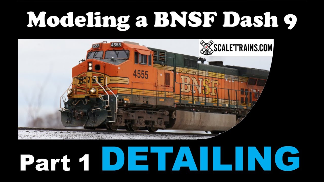 ScaleTrains Dash 9 Build - Detailing (part 1)