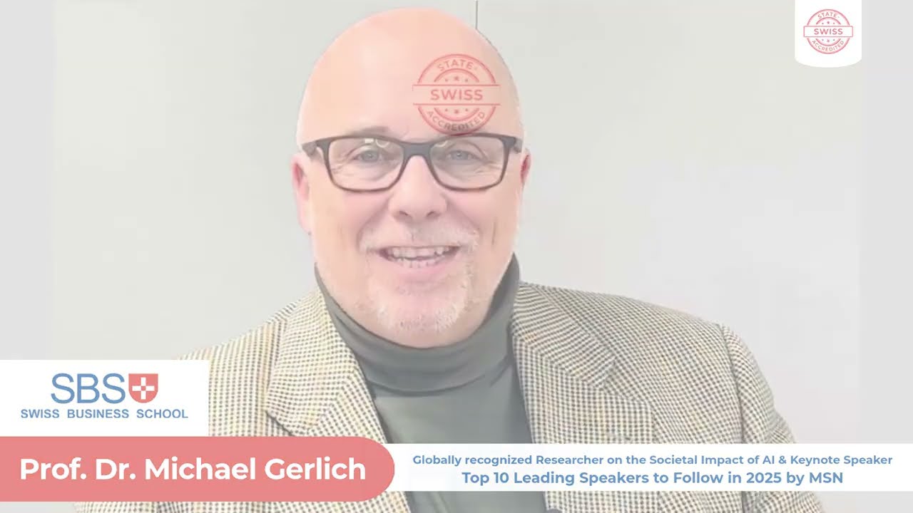 Prof. Dr.  Michael Gerlich : Generative AI offers speed and efficiency but at what cognitive cost?
