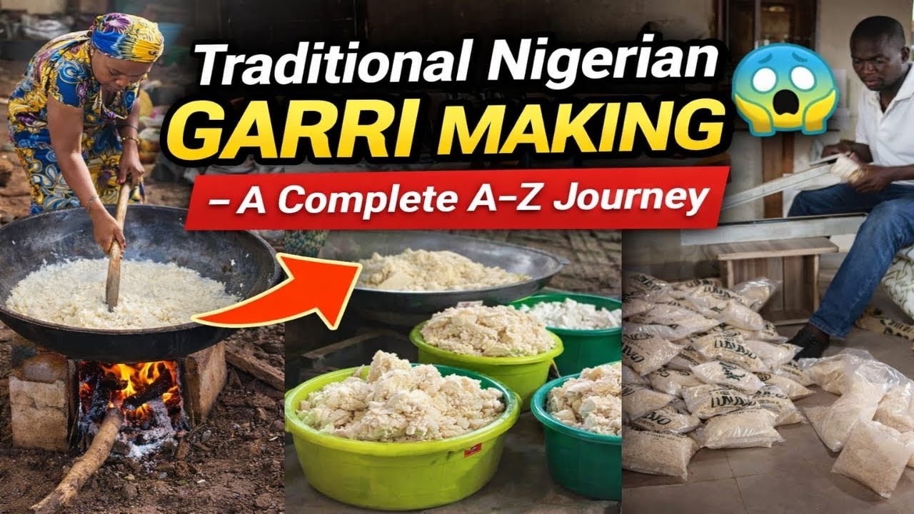 My A-Z Process of Making Garri(Cassava Flakes)