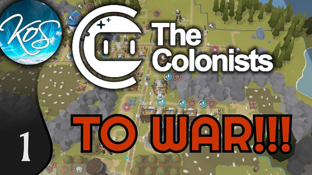 The Colonists Ep 1: TO WAR! - Scenario 4: War! - Let's Play, Gameplay