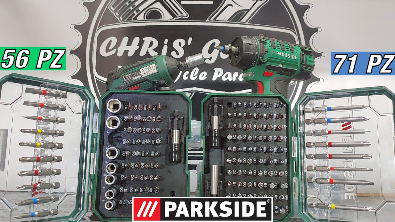 Set bit 71 pz o Bit e Bussole 56 pz PARKSIDE LIDL