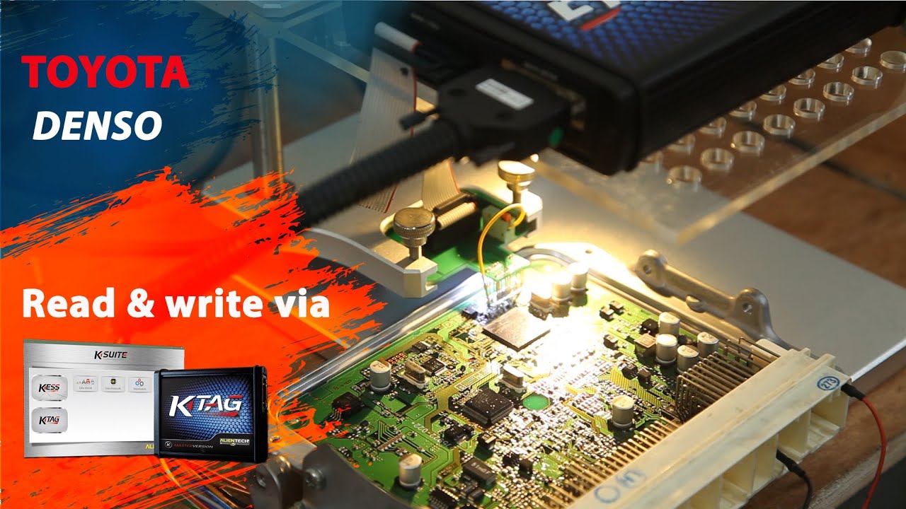 Read and write TOYOTA DENSO ECU via KTAG