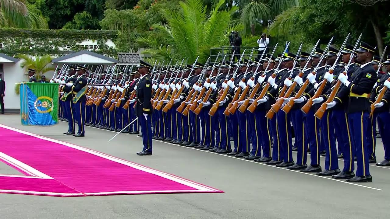 State Visit, Urugwiro Village, Kigali, Rwanda.