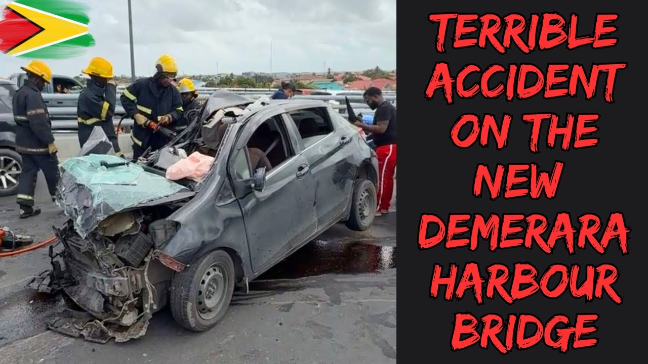 TERRIBLE ACCIDENT ON THE NEW DEMERARA HARBOUR BRIDGE!! TODAY 29 JANUARY 2026