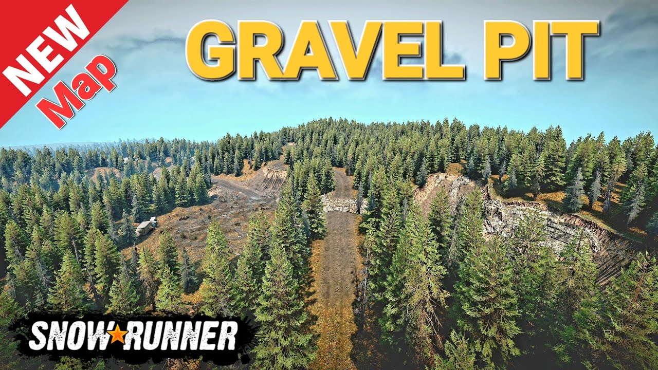 New Map GRAVEL PIT In SnowRunner @TIKUS19