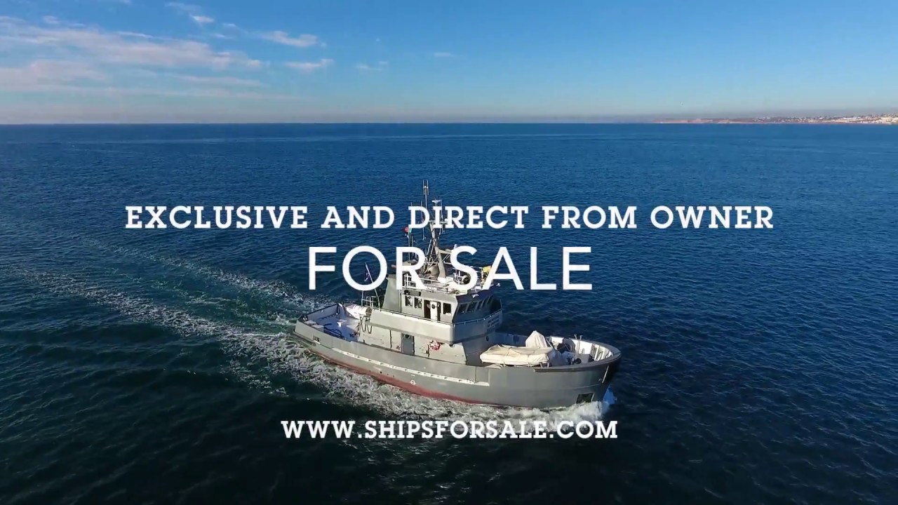Shipsforsale Sweden Fantastic ice breaking tug, converted yacht Astra with stabilizers.