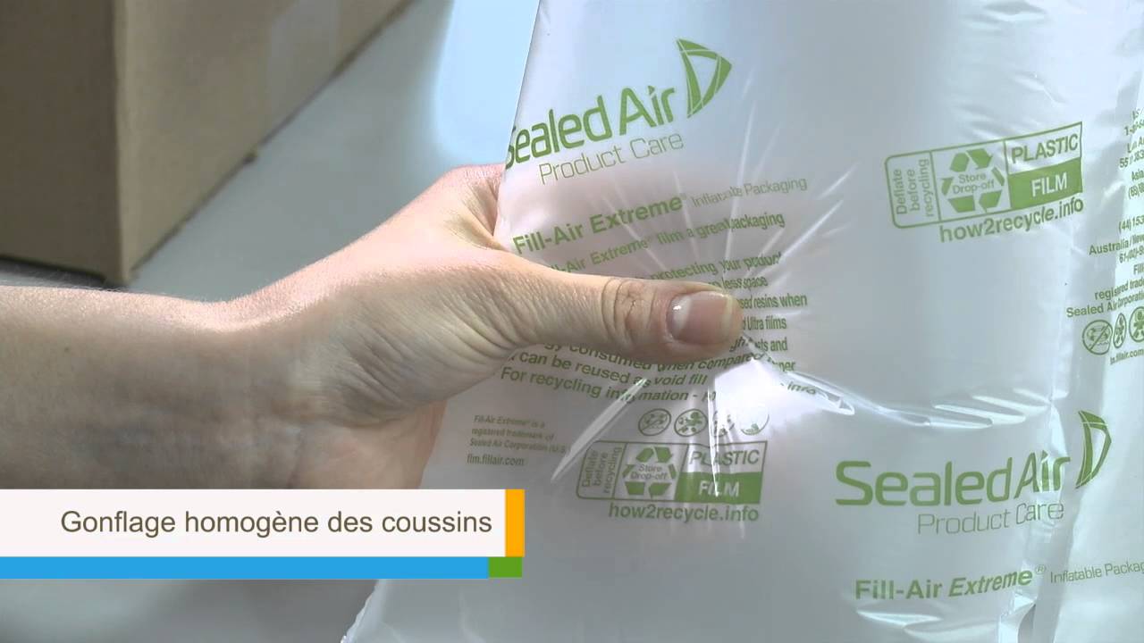 Fill-Air Rocket - Syst&egrave;me d&rsquo;emballage gonflable (French)