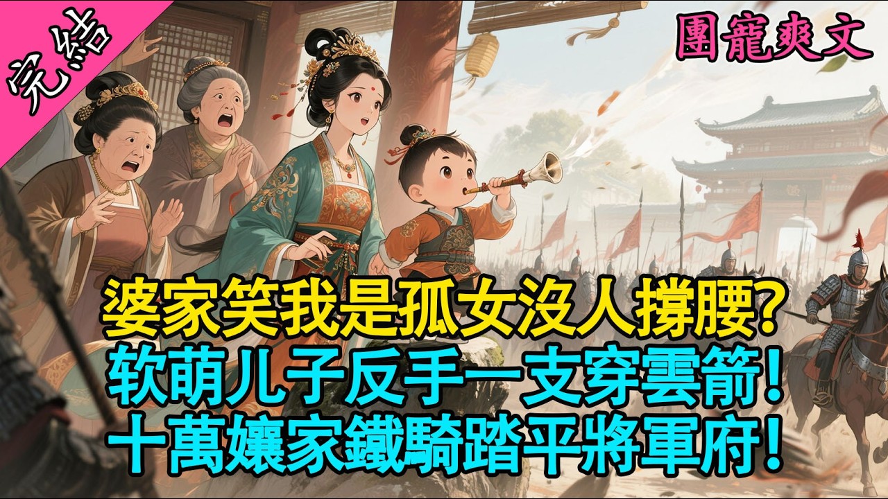 【一口氣聽完】絕望之下，5歲萌娃吹響破骨哨，竟喚來十萬鐵騎和七個妹控哥哥！渣夫當場嚇癱……🔥#有聲書 #爽文 #小說 #萌娃 #大女主 #原創