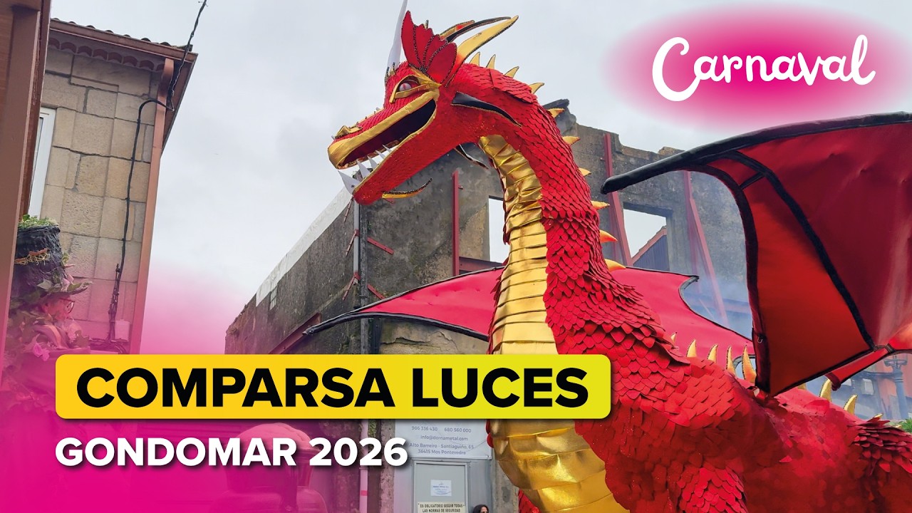 Comparsa LUCES de Tomi&ntilde;o 🥳 | CARNAVAL de Gondomar 2026 🎭