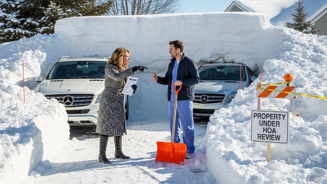 HOA Demanded I Stop Shoveling At Night, So I Let The Snow Trap Their Cars For A Week