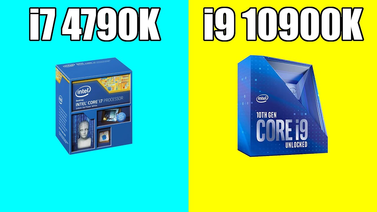 i7 4790K 5GHz vs i9 10900K 5GHz | Tested with an RTX 3080 in 7 Games