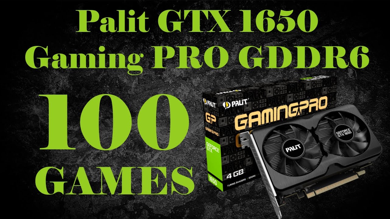 Большой игровой обзор Palit GTX 1650 Gaming PRO GDDR6 в 100 играх, в 2022 году!