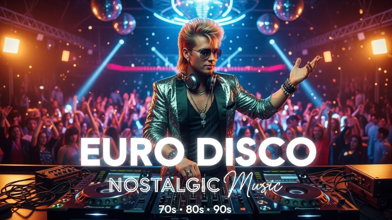 Euphoric Retro Euro Disco Night 80s | Nonstop Neon Dance Energy for Vintage Party Souls 🔥