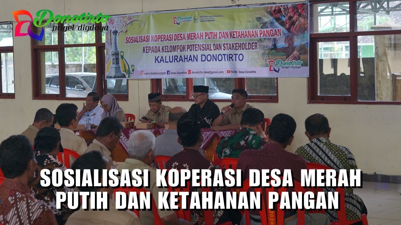 SOSIALISASI KOPERASI DESA MERAH PUTIH DAN KETAHANAN PANGAN