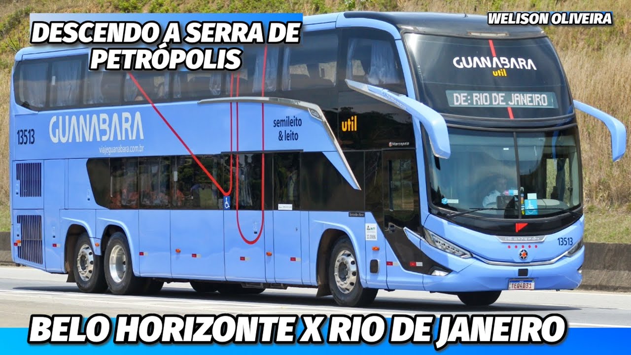 Curvas e Paisagens! Descendo a Serra de Petrópolis de Ônibus com a UTIL