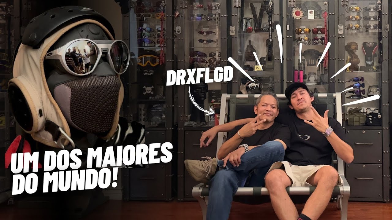 VISITEI UM DOS MAIORES COLECIONADORES DE OAKLEY DO MUNDO! 