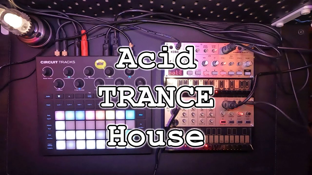 Acid Trance House Jam | Dawless Synth Jam with Volca & Circuit Tracks