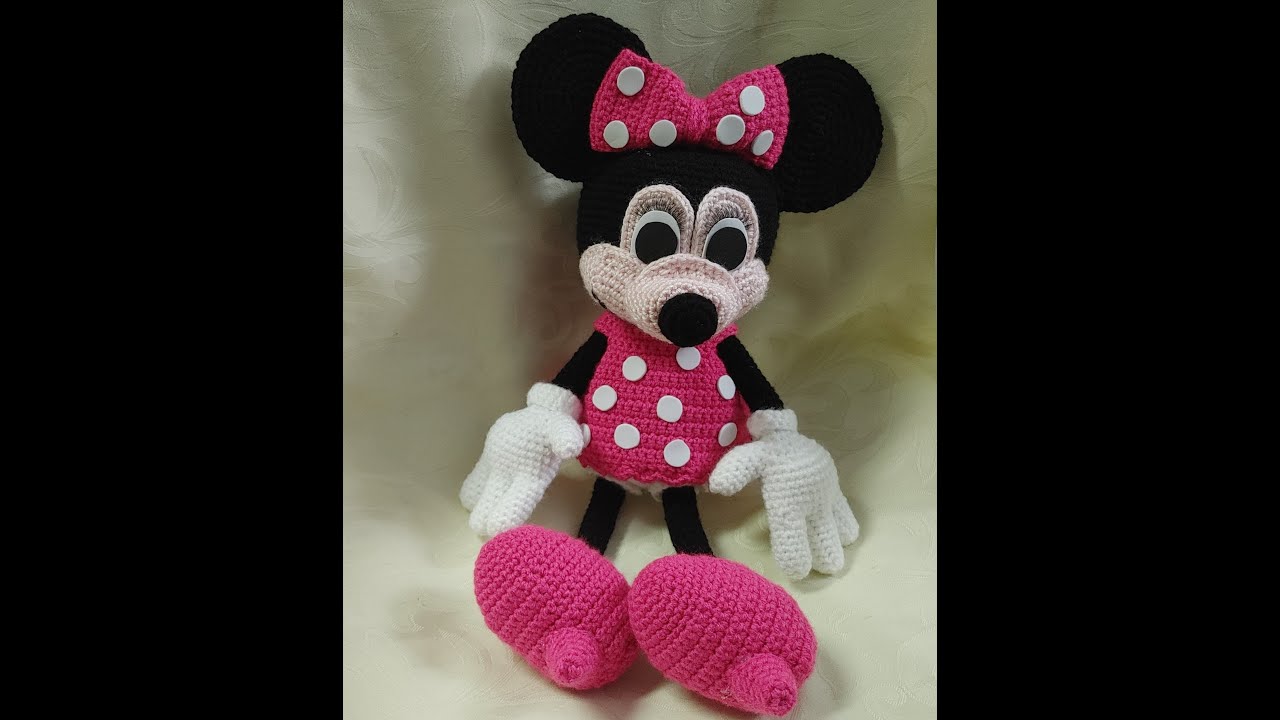 Minnie Mouse. Ensamblando mi Tejido.