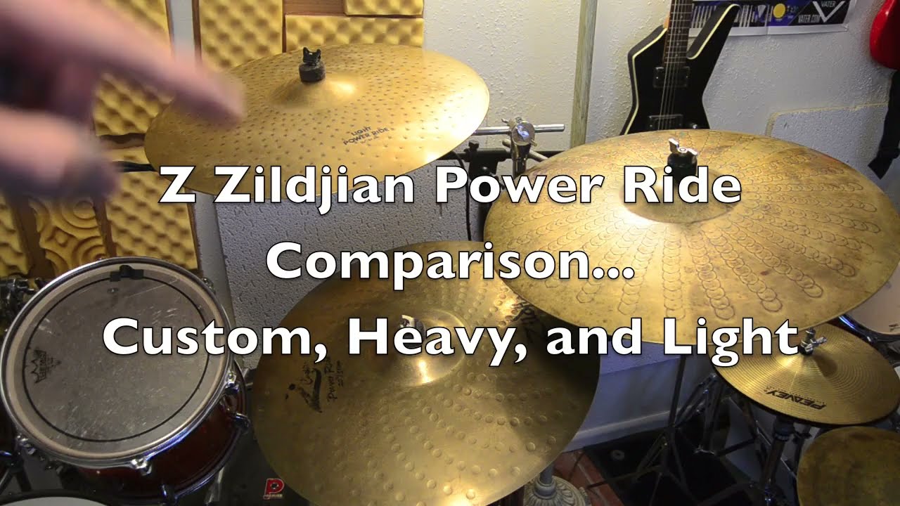 Zildjian Rides — Custom Power, Heavy Power, Light Power