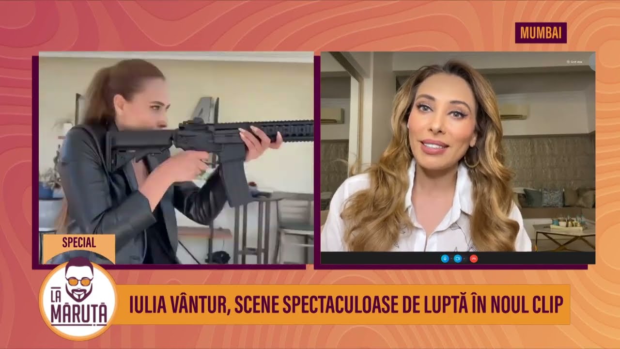 Iulia Vântur, scene spectaculoase de luptă în noul clip